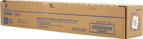 Konica Minolta TN324 Cyan Cartucho de Toner Original - A8DA450 / TN324C