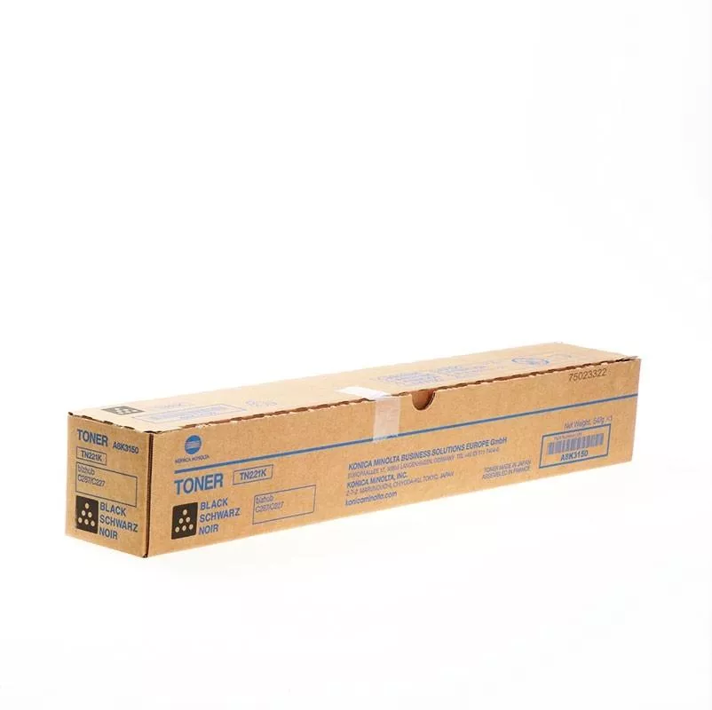 KONICA-MINOLTA TONER NEGRO BIZHUB C 227 - TN221BK