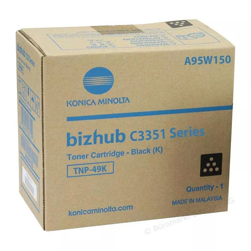 KONICA-MINOLTA TONER NEGRO BIZHUB C3351, C3851FS - TNP49K