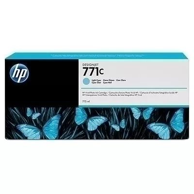 HP 771C Cyan Light Cartucho de Tinta Original - B6Y12A