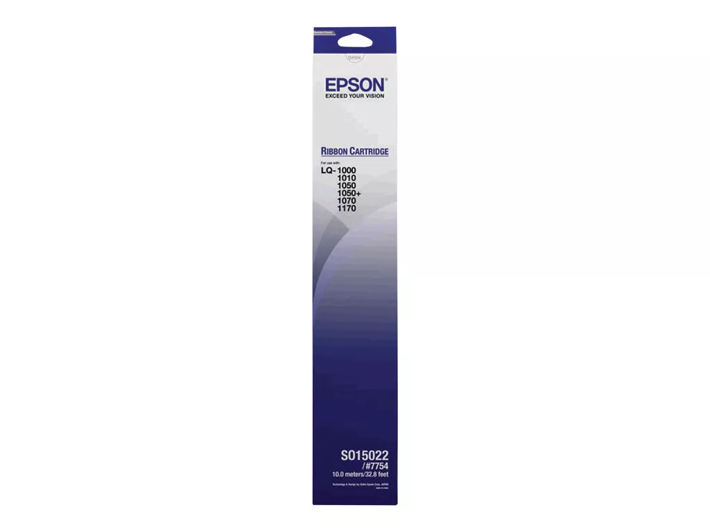 EPSON LQ-1000/1010/1050/1070/1070+/1170, L-750, AP-1050+/1070/4000/5500 CINTA NYLON NEGRO (7754)