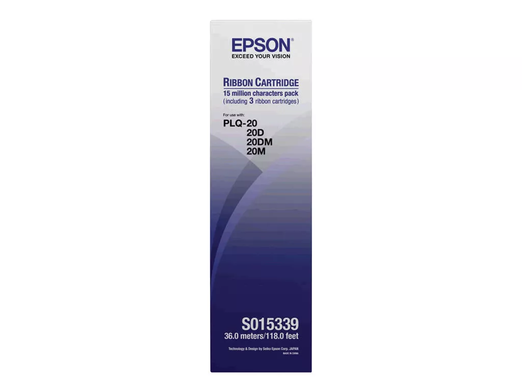 EPSON PLQ-20/20M CINTA NEGRA PACK-3