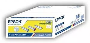 EPSON ACULASER C-2600 TONER, KIT 3 COLORES