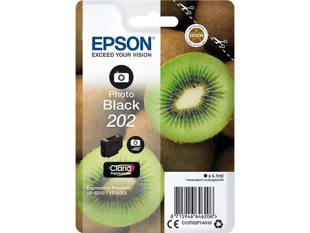 Epson 202 Negro Photo Cartucho de Tinta Original - C13T02F14010