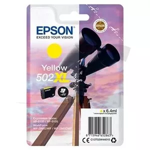 Epson 502XL Amarillo Cartucho de Tinta - C13T02W44010 Original