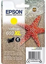 Epson 603XL Amarillo Cartucho de Tinta Original - C13T03A44010