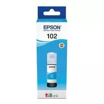 Epson 102 Cyan - Botella de Tinta C13T03R240 Original