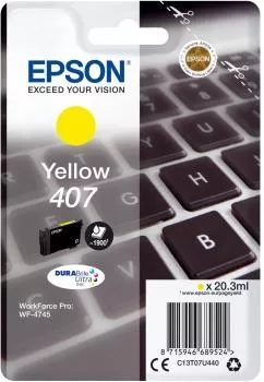 EPSON TINTA AMARILLO WORKFORCE PRO 4745 SERIES - N&ordm; 407