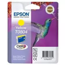 EPSON T0804 AMARILLO CARTUCHO DE TINTA C13T08044011 ORIGINAL