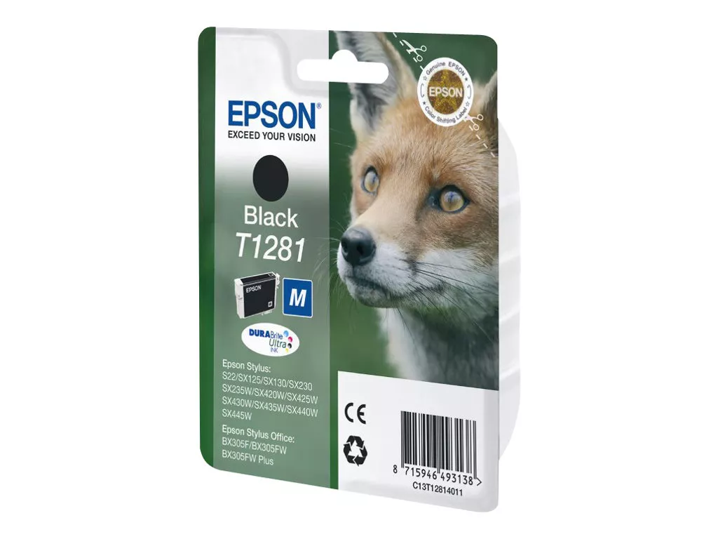 EPSON T1281 NEGRO CARTUCHO DE TINTA C13T12814010 ORIGINAL