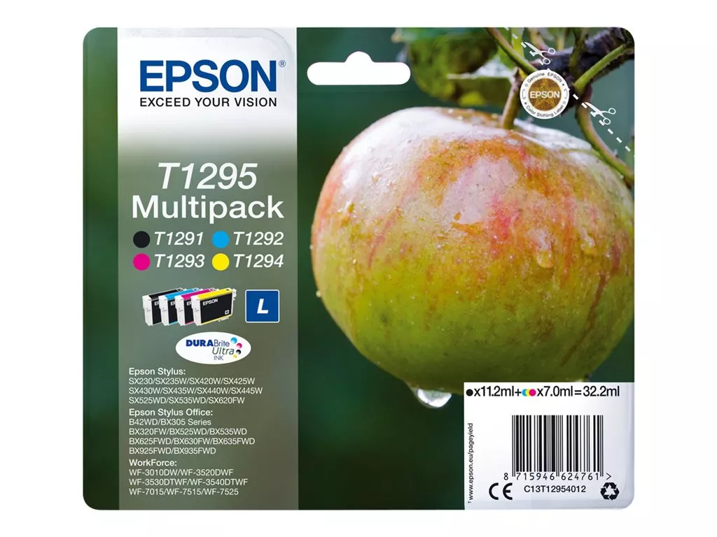 EPSON T1295 MULTIPACK ORIGINAL 4 CARTUCHOS C13T12954012