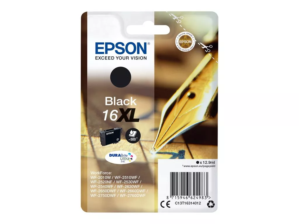 EPSON T1631 NEGRO CARTUCHO DE TINTA C13T16314010 ORIGINAL
