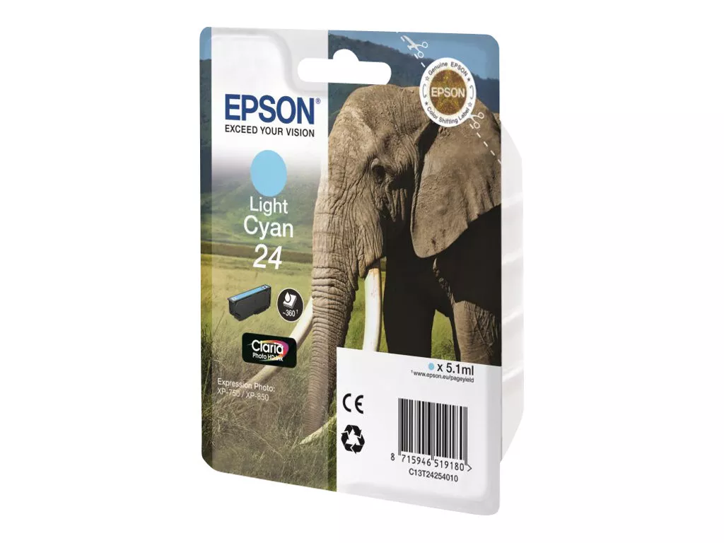 EPSON CLARIA PHOTO HD INK CARTUCHO CIAN CLARO 24