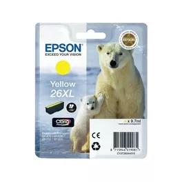 EPSON TINTA AMARILLO CLARIA PREMIUM XP 510 520 600 605 610 615 620 625 700 710 720 800 810 820 - 26XL ALTA CAPACIDAD