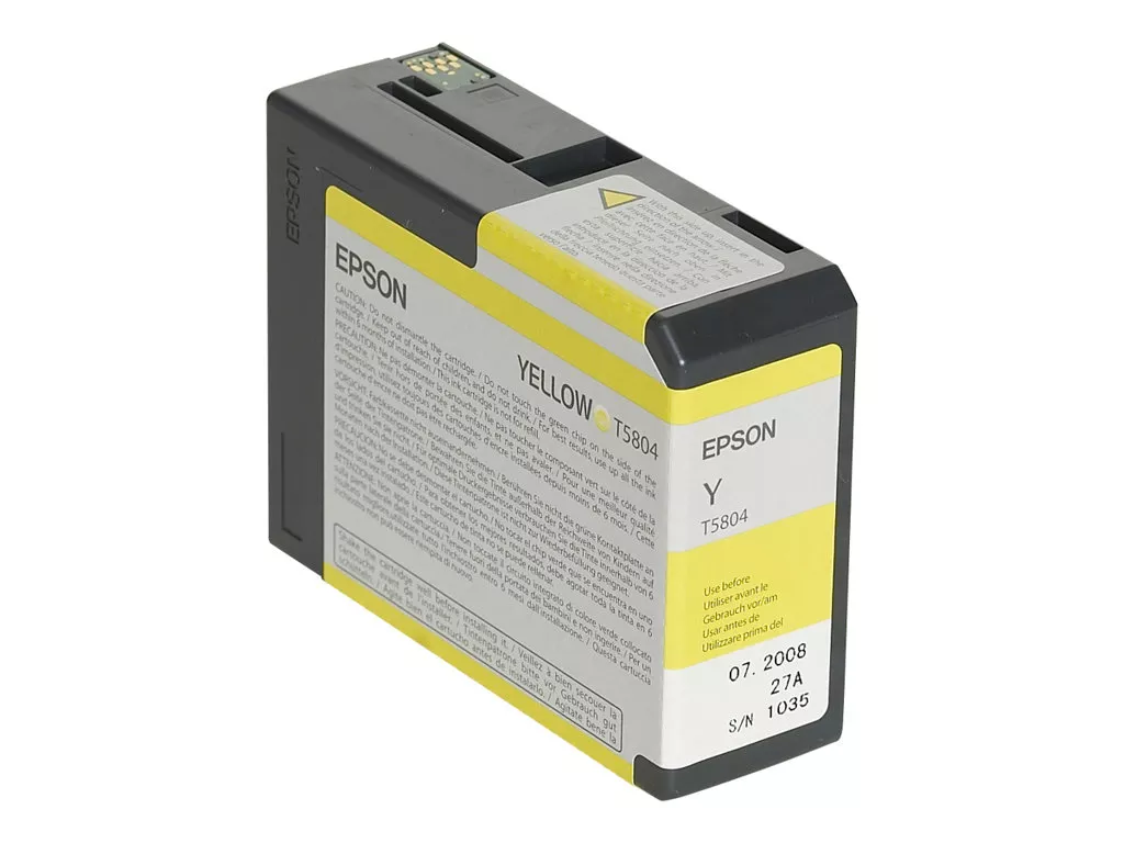 EPSON STYLUS PRO-3800/3880 CARTUCHO AMARILLA (80ML)
