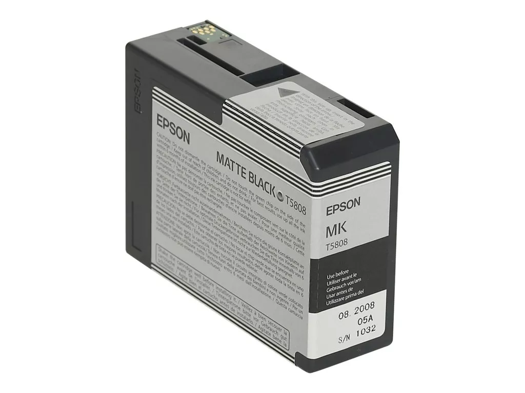 EPSON STYLUS PRO-3800/3880 CARTUCHO NEGRO MATE (80ML)