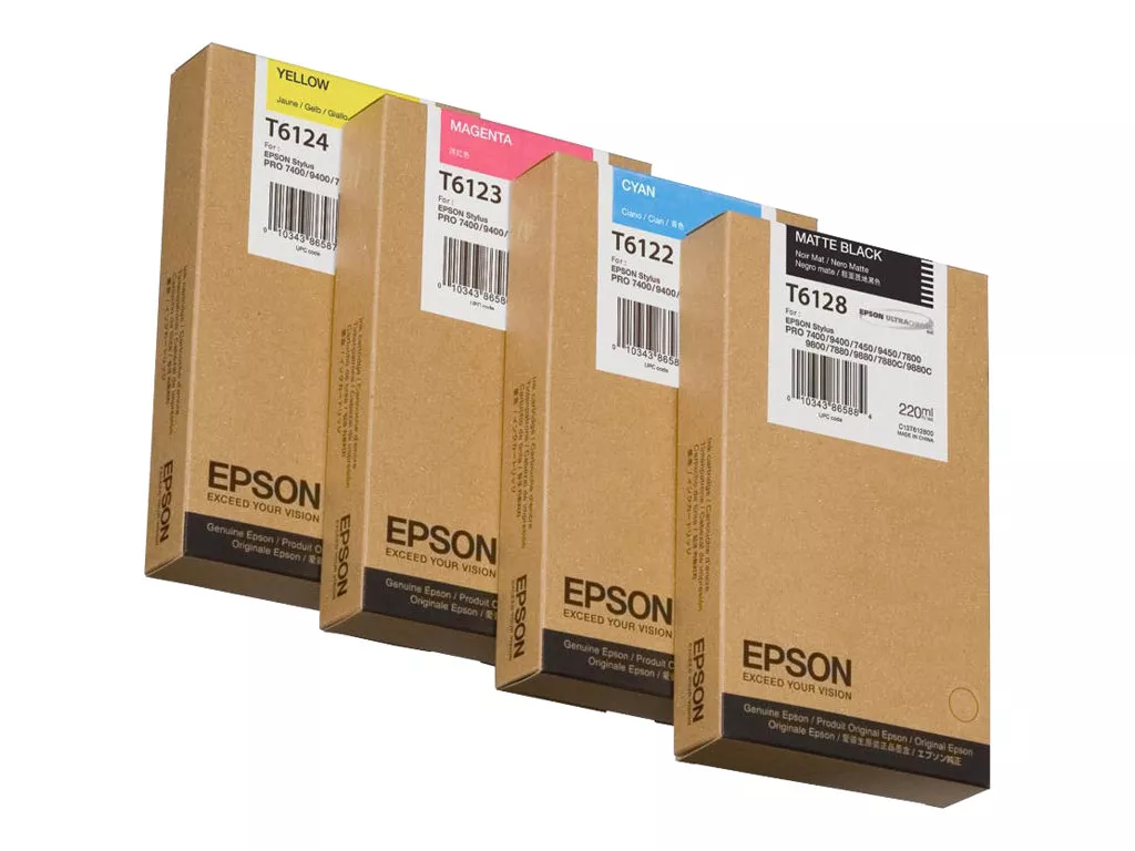 EPSON TINTA  GF STYLUS PHOTO 7450/9450/7400/9400 CARTUCHO AMARILLO ALTA CAPACIDAD