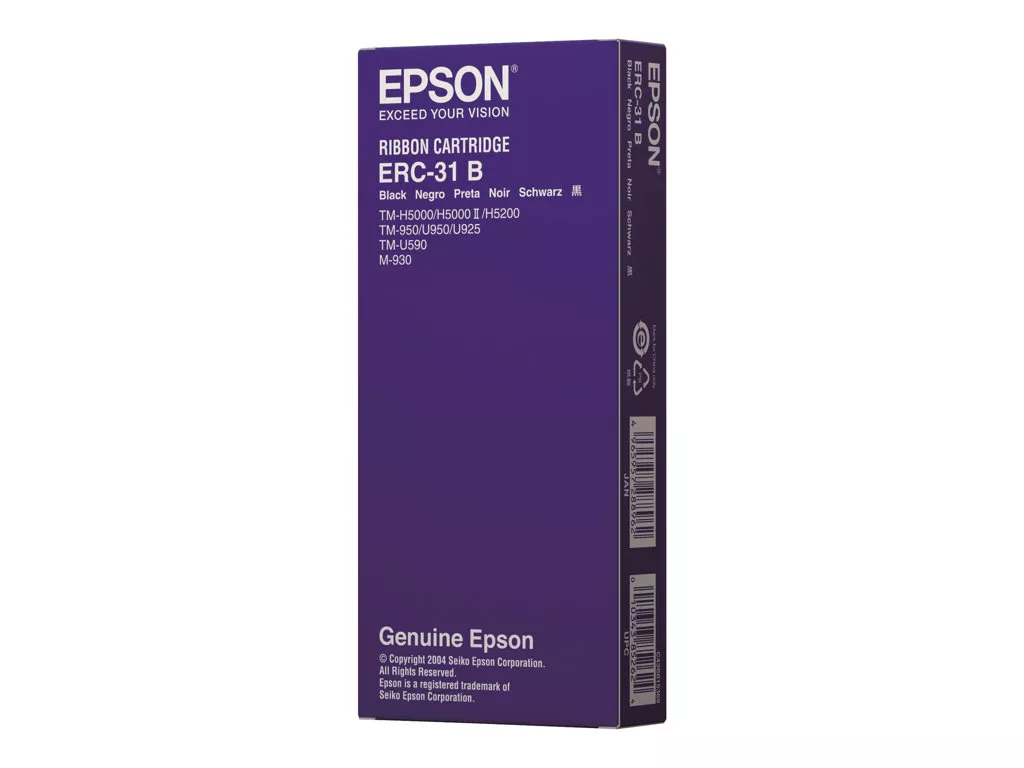 EPSON CINTA REGISTRADORA NEGRO M- 930 TM- 930 930II 950 U950 U925 H5000 U590 H5000II - ERC-31B