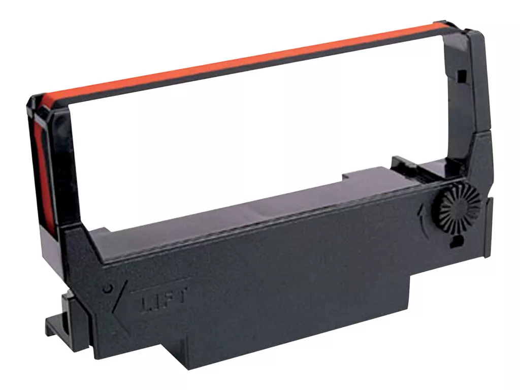 EPSON CINTA REGISTRADORA NEGRO - ROJO TM 300A 300B 300C 300D U200D U210D U300A U300B U300C U300D TMV 210PD TM 220PB 220 220D M 188 - ERC-38BR