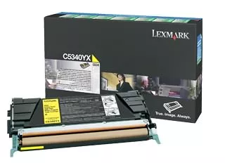 LEXMARK TONER C-534 RETORNABLE AMARILLO EXTRA ALTO RENDIMIENTO
