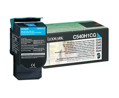 LEXMARK TONER CIAN C540/543/544 RETORNABLE *ALTO RENDIMIENTO*