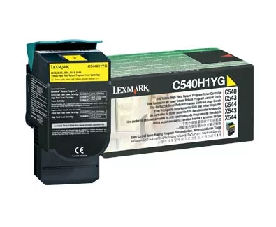 LEXMARK TONER AMARILLO C540/543/544 RETORNABLE *ALTO RENDIMIENTO*