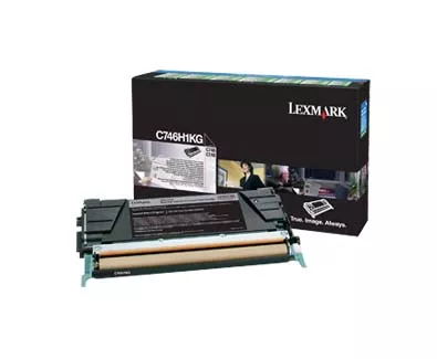 LEXMARK C746, C748 CARTUCHO DE T&Oacute;NER NEGRO ALTO RENDIMIENTO RETORNABLE