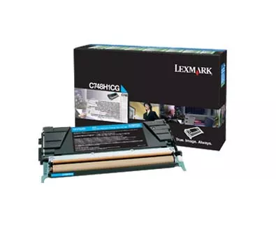 LEXMARK C748 CARTUCHO DE T&Oacute;NER CIAN ALTO RENDIMIENTO RETORNABLE