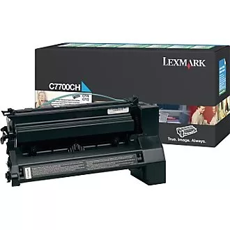 LEXMARK C-770/772 CARTUCHO CIAN ALTO RENDIMIENTO RETORNABLE