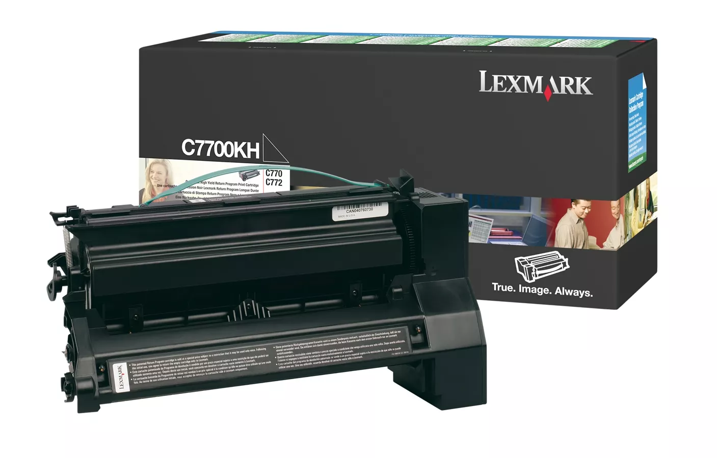 LEXMARK C-770/772 CARTUCHO NEGRO ALTO RENDIMIENTO RETORNABLE