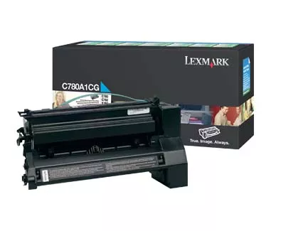 LEXMARK C-780/C-782/X-782 CARTUCHO DE IMPRESION CIAN RETORNABLE (6.000 P&Aacute;G.)
