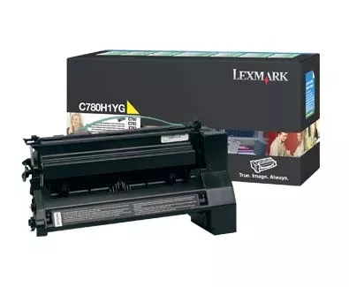LEXMARK C-780/C-782/X-782 CARTUCHO DE IMPRESION AMARILLO RETORNABLE (10.000 P&Aacute;G.)