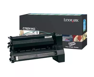 LEXMARK C-782/X-782 CARTUCHO DE IMPRESION NEGRO RETORNABLE (15.000 P&Aacute;G)