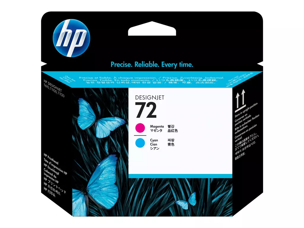 HP 72 Cabezal de impresi&oacute;n original (HP C9383A) magenta - cian