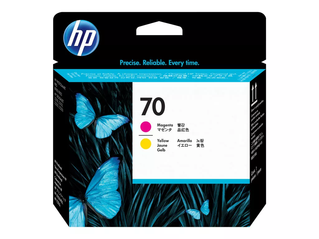 HP 70 Amarillo / Magenta Cabezal de Impresion Original - C9406A