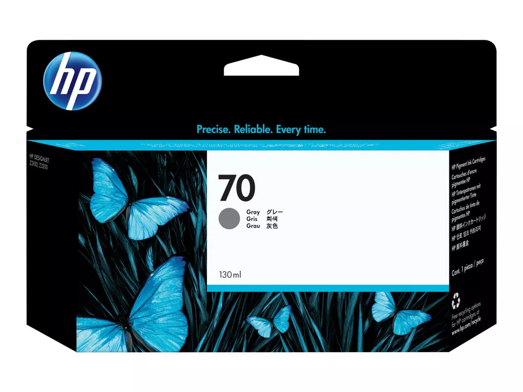 HP 70 Gris Cartucho de Tinta Original - C9450A