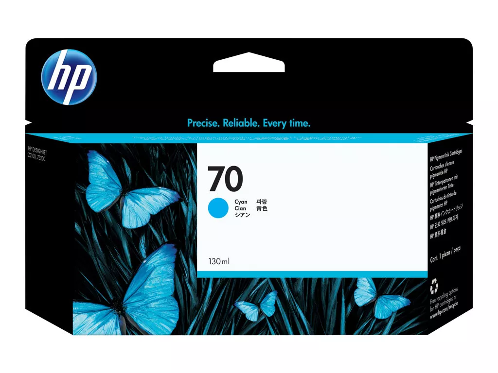 HP 70 Cyan Cartucho de Tinta Original - C9452A