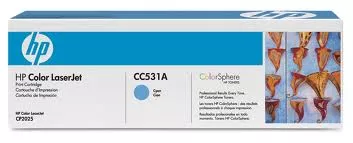 HP CC531A CYAN CARTUCHO DE TONER ORIGINAL N&ordm;304A