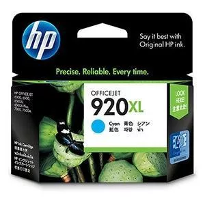 HP 920XL CYAN CARTUCHO DE TINTA ORIGINAL CD972AE