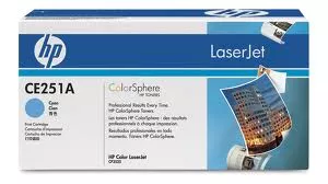 HP CE251A CYAN CARTUCHO DE TONER ORIGINAL N&ordm;504A