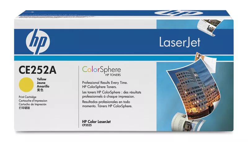 HP CE252A AMARILLO CARTUCHO DE TONER ORIGINAL N&ordm;504A
