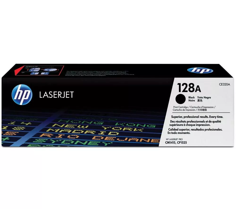 HP CE320A NEGRO CARTUCHO DE TONER ORIGINAL N&ordm;128A
