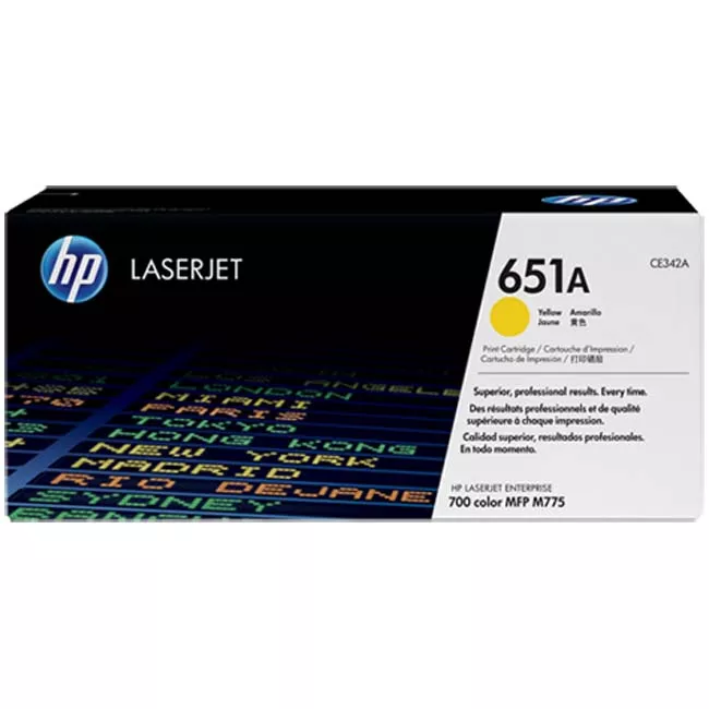 HP LASERJET INTERPRISE 700MFP/M775 TONER AMARILLO 651A