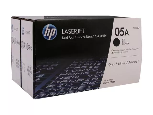 HP LASERJET P2035/2055D/2055DN TONER NEGRO (PACK 2)