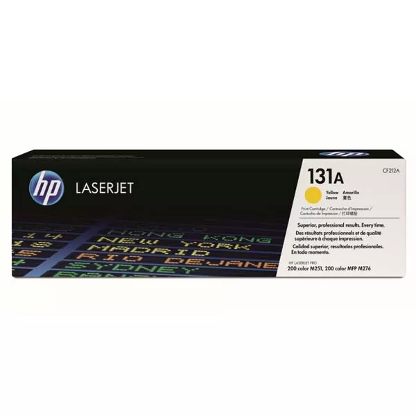 HP CF212A AMARILLO CARTUCHO DE TONER ORIGINAL N&ordm;131A