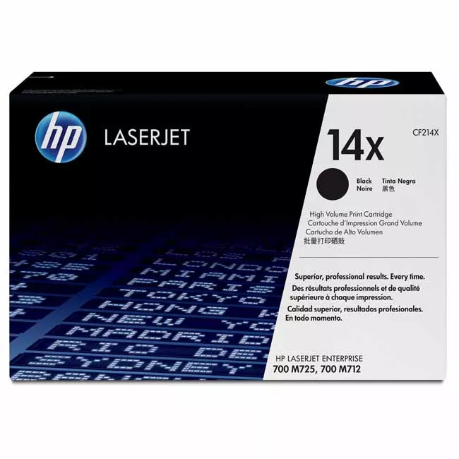 HP TONER NEGRO LASERJET INTERPRISE 700MFP/M725 - N&ordm;14X