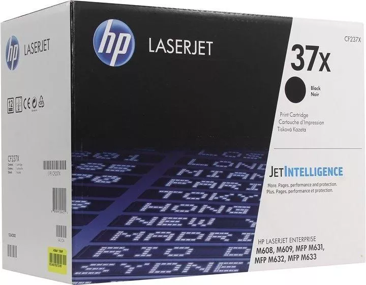 HP CF237X Negro Cartucho de Toner Original - 37X