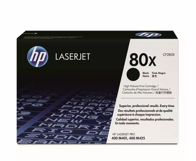 HP CF280X Negro Cartucho de Toner Original - 80X
