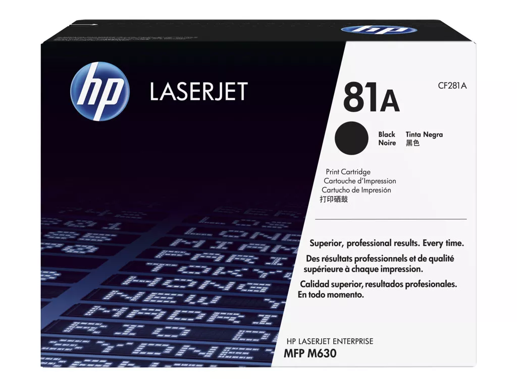 HP CF281A Negro Cartucho de Toner Original - 81A