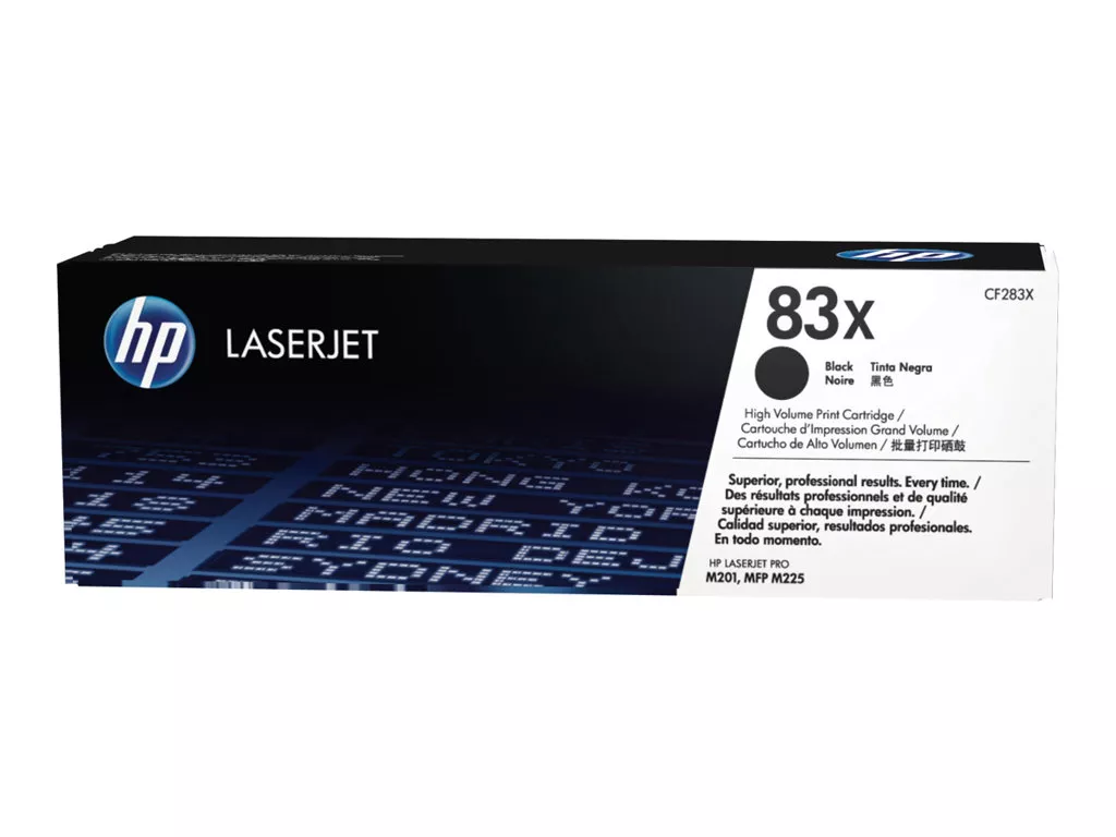 HP CF283X Negro Cartucho de Toner Original - 83X